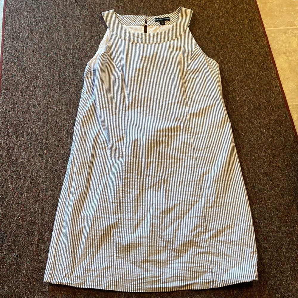 Cynthia rowley blue and white dress 10